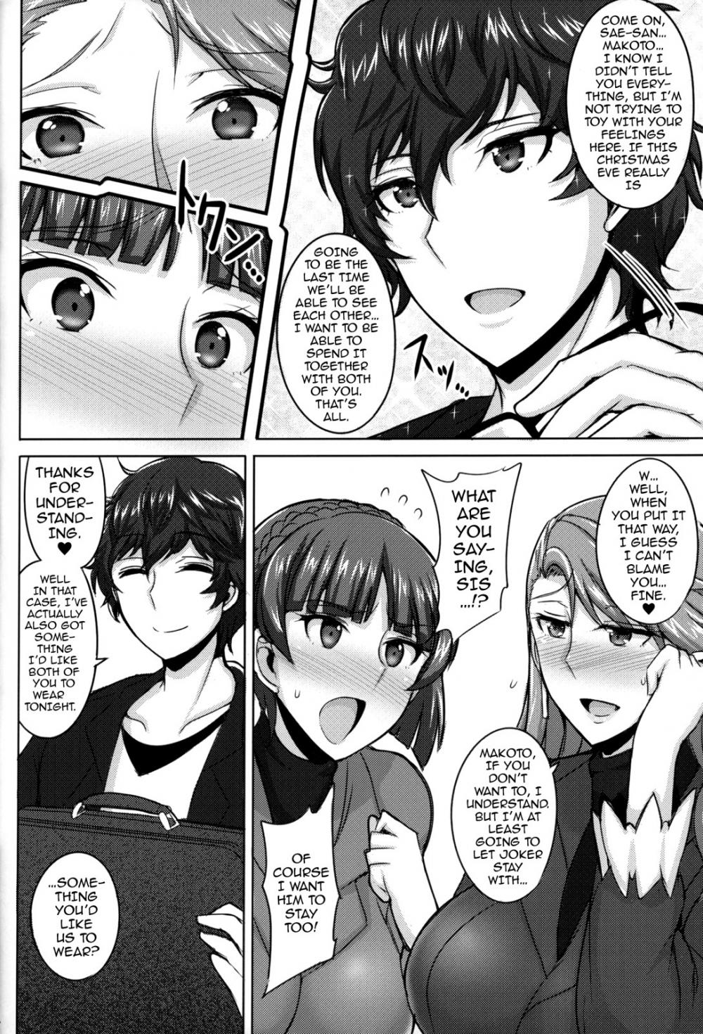 Hentai Manga Comic-Christmas with the Niijima Sisters-Read-5